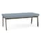 Lesro Newport 2 Seat Bench, 45 in W 21 in L 18.5 in H NP2001 - alternate 2